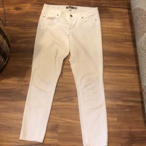 Paige white skinny jeans